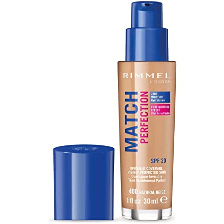RIMMEL FONDOTINTA LIQUIDO MATCH PERFECTION 400 NATURAL BEIGE - Antica Farmacia Ferrari