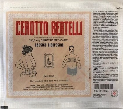 CEROTTO BERTELLI*MEDIO CM16X12 - Antica Farmacia Ferrari