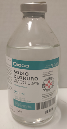SODIO CLORURO DIACO*0,9% 250ML - Antica Farmacia Ferrari