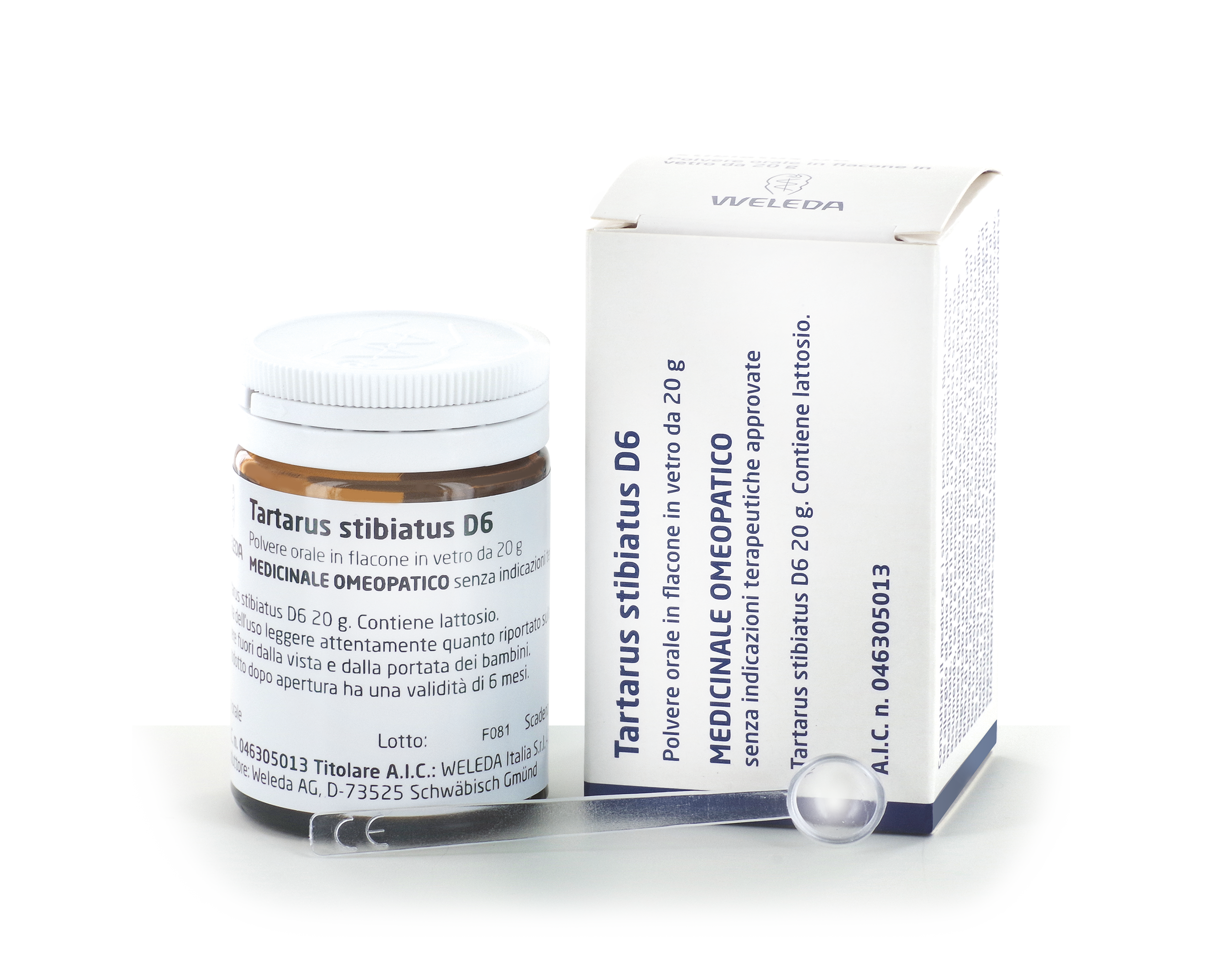 TARTARUS STIBIATUS*6DH POLV20G - Antica Farmacia Ferrari