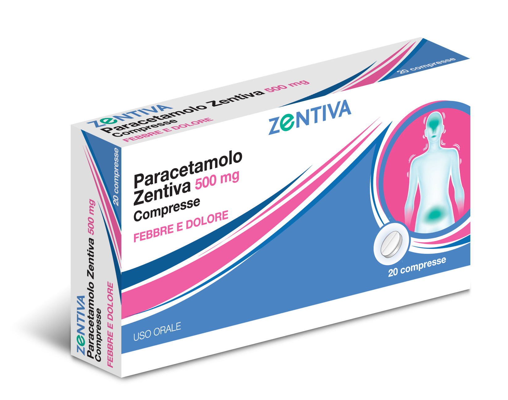 PARACETAMOLO ZEN*20CPR 500MG - Antica Farmacia Ferrari