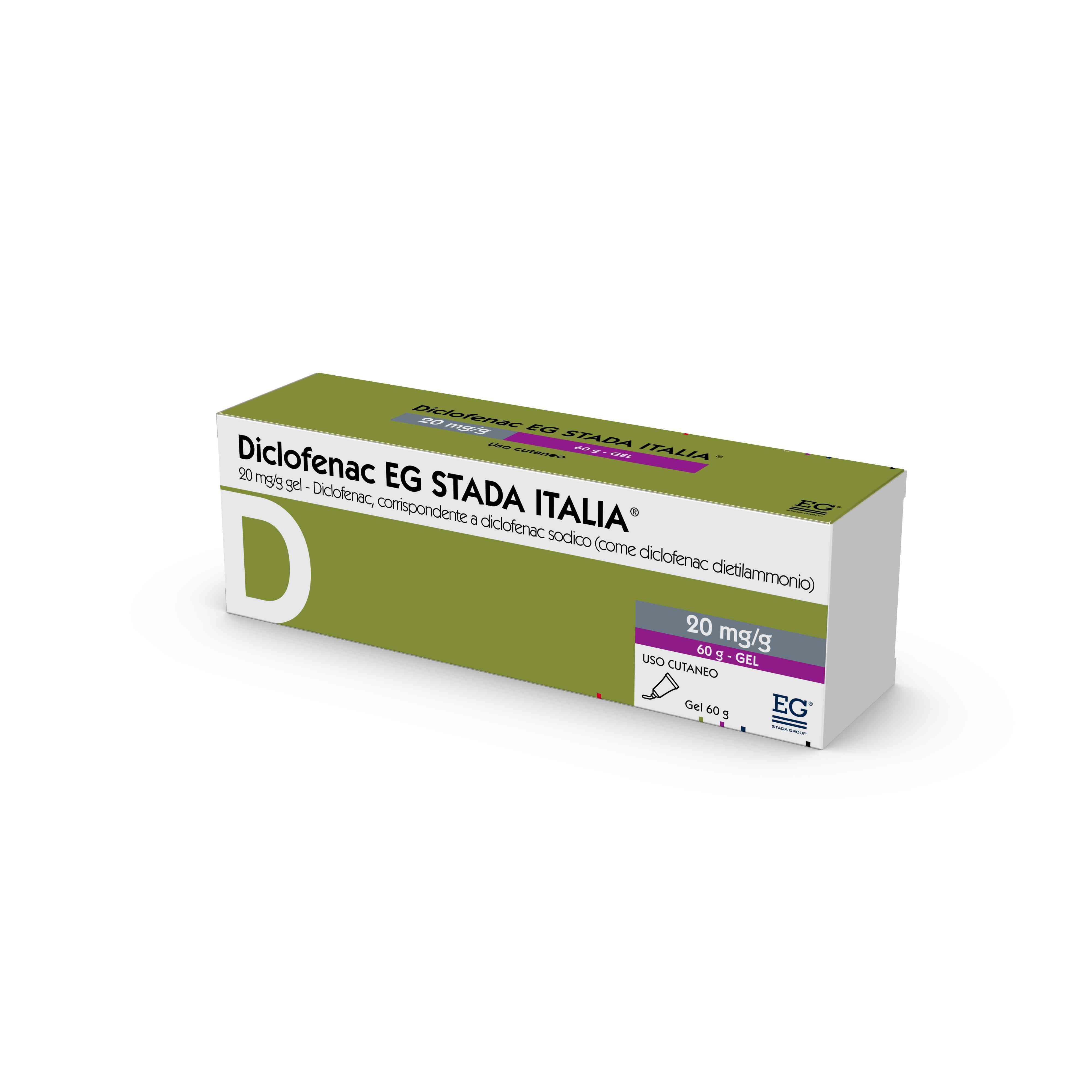 DICLOFENAC EG*GEL 60G 20MG/G - Antica Farmacia Ferrari