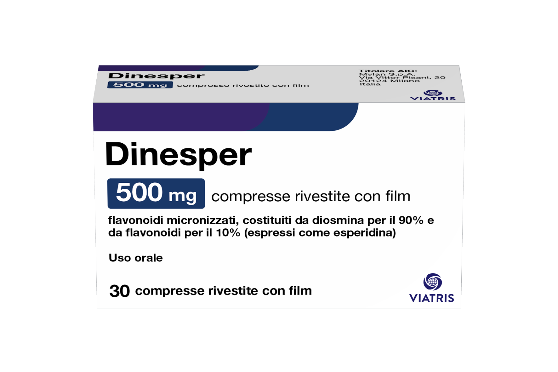 DINESPER*30CPR RIV 500MG - Antica Farmacia Ferrari