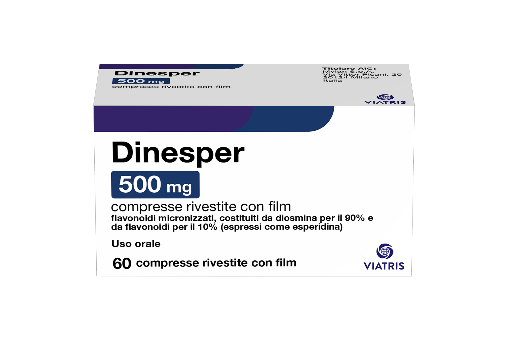 DINESPER*60CPR RIV 500MG - Antica Farmacia Ferrari