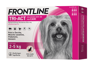 FRONTLINE TRI-ACT*6PIP 2-5KG - Antica Farmacia Ferrari