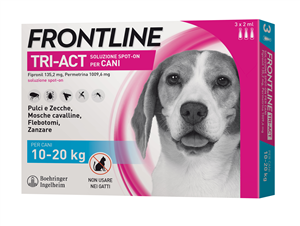 FRONTLINE TRI-ACT*3PIP 10-20KG - Antica Farmacia Ferrari