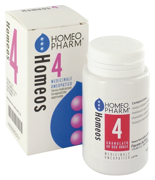 HOMEOS 4 GRANULI 50 G - Antica Farmacia Ferrari