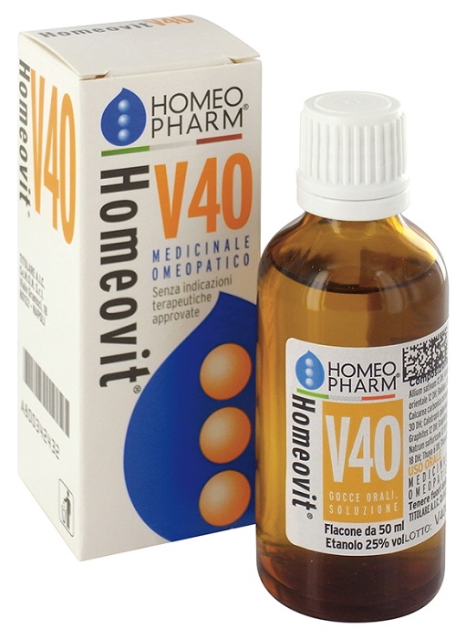 HOMEOVIT V40 GOCCE 50 ML - Antica Farmacia Ferrari