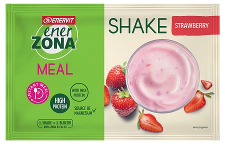 ENERZONA INSTANT MEAL FRAGOLA YOGHURT 1 BUSTA DA 50 GRAMMI - Antica Farmacia Ferrari