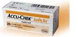 LANCETTE PUNGIDITO ACCU-CHEK SOFTCLIX 25 PEZZI - Antica Farmacia Ferrari