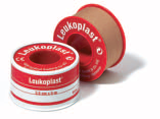 CEROTTO CHIRURGICO PER FISSAGGIO MEDICAZIONI IN ROCCHETTO LEUKOPLAST SUPPORTO VISCOSA COLOR PELLE MASSA ADESIVA CAUCCIU' OSSIDO DI ZINCO 2,5X500CM MUTUABILE - Antica Farmacia Ferrari