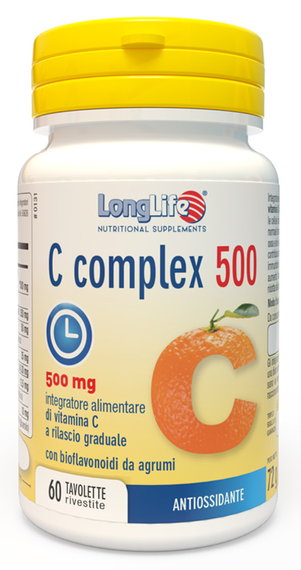LONGLIFE C COMPLEX 500 TIME RELEASED 60 TAVOLETTE - Antica Farmacia Ferrari