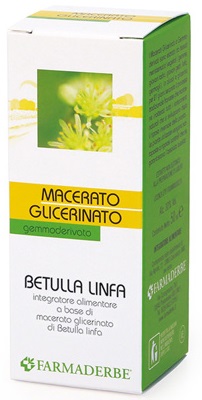 BETULLA LINFA MACERATO GLICERINATO 50 ML - Antica Farmacia Ferrari