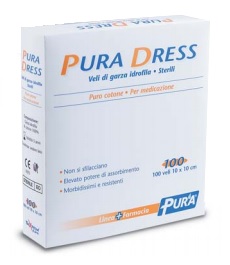 GARZA IDROFILA PURA DRESS 10X10CM 100 PEZZI - Antica Farmacia Ferrari