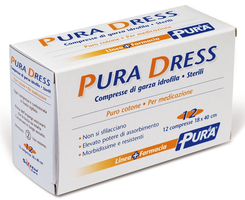 GARZA IN TESSUTO NON TESSUTO PURA SOFT 18X40CM 12 PEZZI - Antica Farmacia Ferrari