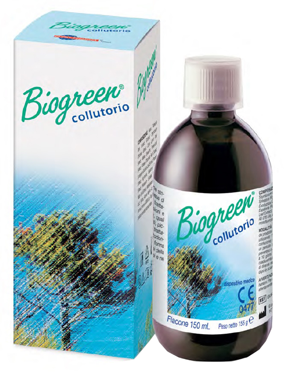 COLLUTORIO BIOGREEN 150 ML - Antica Farmacia Ferrari