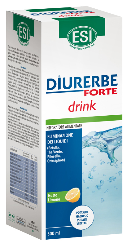 ESI DIURERBE FORTE DRINK LIMONE 500 ML - Antica Farmacia Ferrari