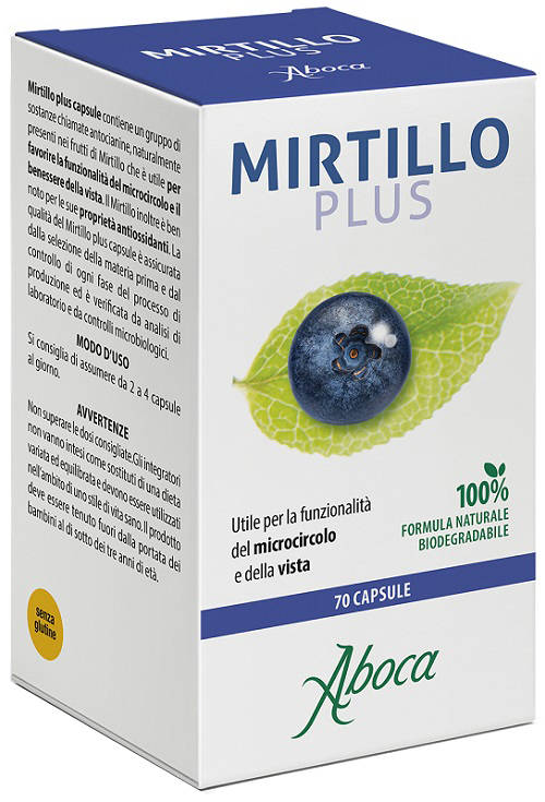 MIRTILLO PLUS 70 CAPSULE - Antica Farmacia Ferrari