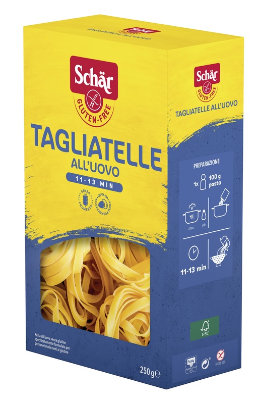 SCHAR TAGLIATELLE UOVO 250 G - Antica Farmacia Ferrari