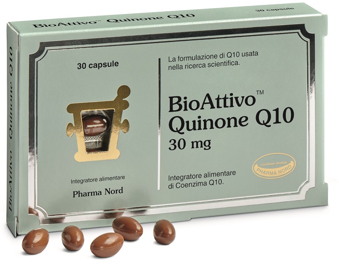BIOATTIVO QUINONE Q10 30 CAPSULE - Antica Farmacia Ferrari