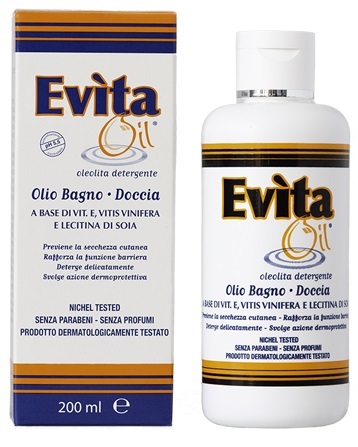 EVITA OIL BAGNO DOCCIA 200 ML - Antica Farmacia Ferrari