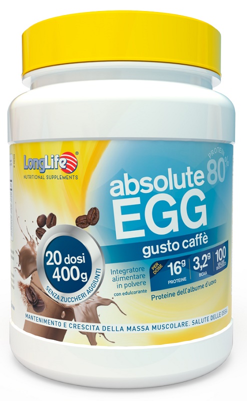 LONGLIFE ABSOLUTE EGG CAFFE 400 G - Antica Farmacia Ferrari