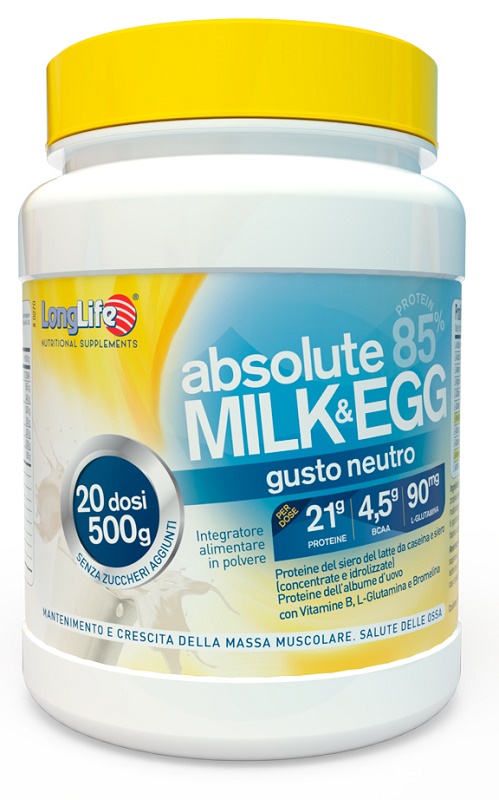 LONGLIFE ABSOLUTE MILK EGG 500 G - Antica Farmacia Ferrari