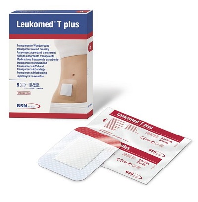LEUKOMED T PLUS MEDICAZIONE POST-OPERATORIA TRASPARENTE IMPERMEABILE 10X25 CM - Antica Farmacia Ferrari
