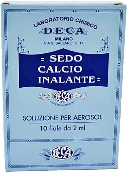 SEDO CALCIO INALANTE SOLUZIONE AEROSOL 10 FIALE 2 ML - Antica Farmacia Ferrari
