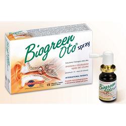 SOLUZIONE OTOLOGICA BIOGREEN OTO SPRAY RIMOZIONE E DISSOLUZIONE CERUME 13 ML - Antica Farmacia Ferrari