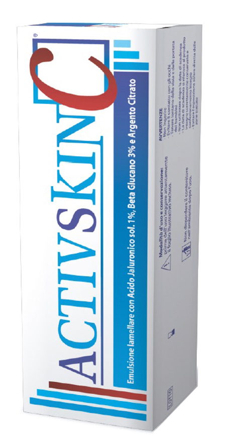 EMULSIONE IAMELLARE ACTIV SKIN CON ACIDO JALURONICO 1% BETA GLUCANO 3% E ARGENTO CITRATO 30 ML - Antica Farmacia Ferrari