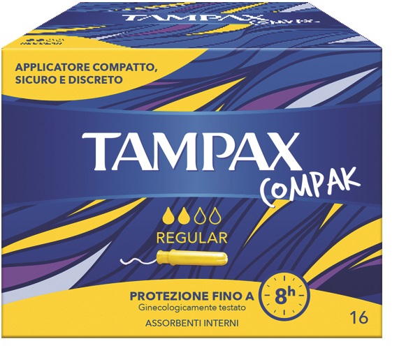 TAMPAX COMPAK REGULAR 16 PEZZI - Antica Farmacia Ferrari