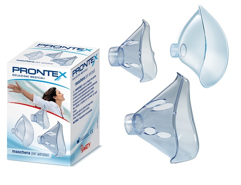 MASCHERA PEDIATRICA AEROSOL PRONTEX FAST LINE IN PLASTICA - Antica Farmacia Ferrari