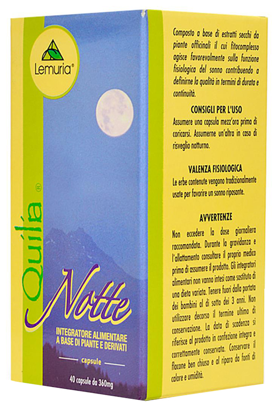 QUILIA NOTTE 40 CAPSULE - Antica Farmacia Ferrari