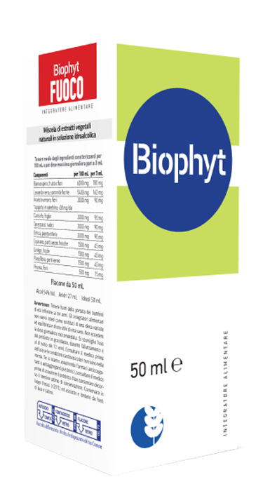BIOPHYT FUOCO 50 ML SOLUZIONE IDROALCOLICA - Antica Farmacia Ferrari