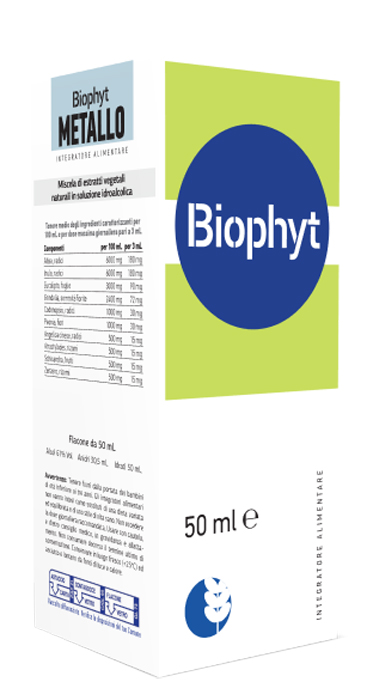 BIOPHYT METALLO 50 ML SOLUZIONE IDROALCOLICA - Antica Farmacia Ferrari