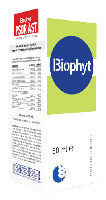 BIOPHYT PSOR AST 50 ML SOLUZIONE IDROALCOLICA - Antica Farmacia Ferrari