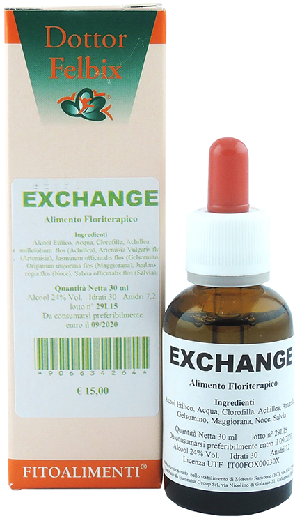 EXCHANGE GOCCE 30 ML - Antica Farmacia Ferrari