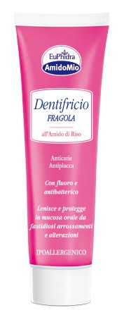 EUPHIDRA AMIDOMIO DENTIFRICIO FRAGOLA 50 ML - Antica Farmacia Ferrari