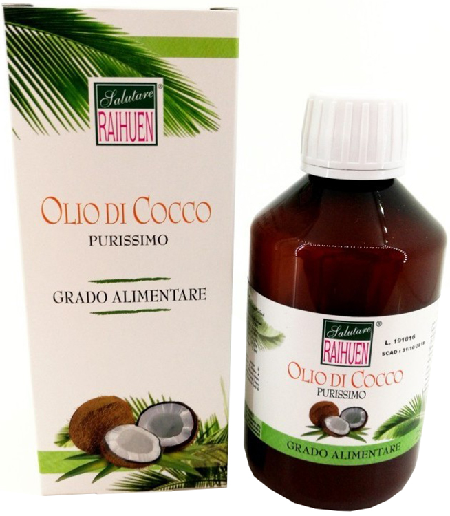 RAIHUEN OLIO COCCO GRADO ALIMENTARE 100 ML - Antica Farmacia Ferrari