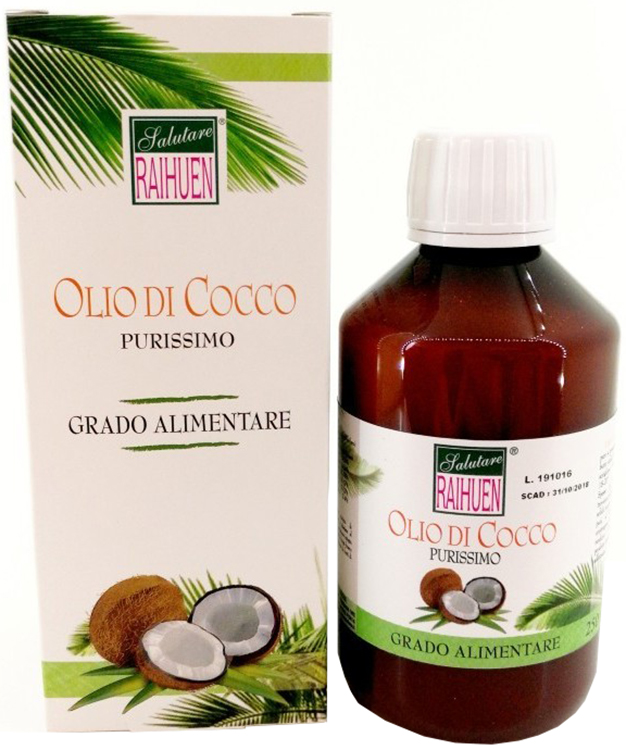 RAIHUEN OLO COCCO GRADO ALIMENTARE 250 ML - Antica Farmacia Ferrari