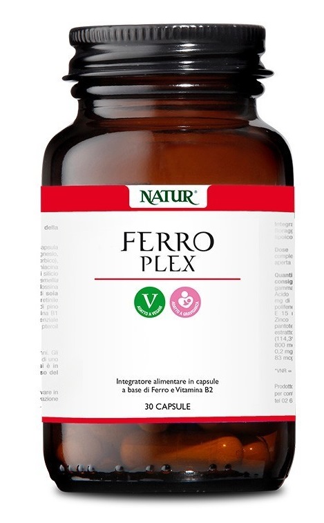 FERRO PLEX 90 CAPSULE VEGETALI 428 MG - Antica Farmacia Ferrari