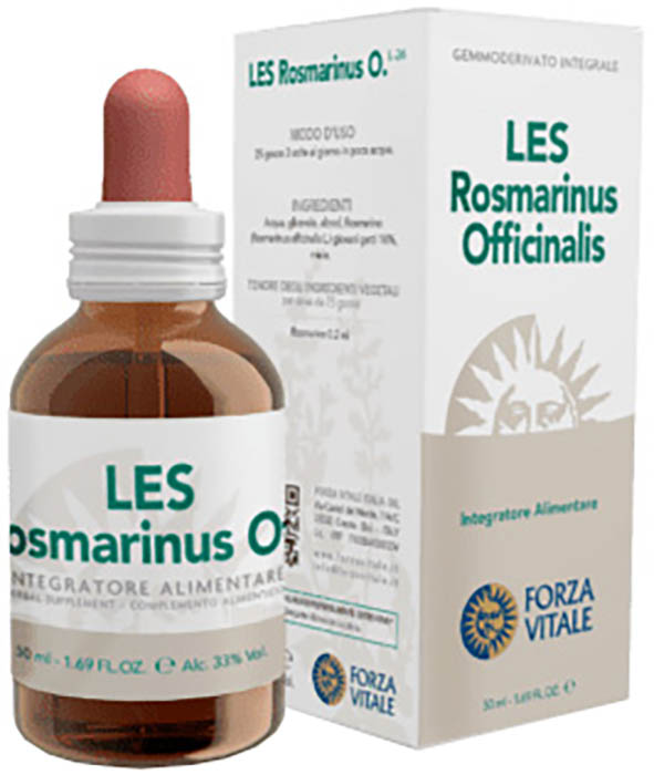 LES ROSMARINO OFFICINALIS GOCCE 50 ML - Antica Farmacia Ferrari