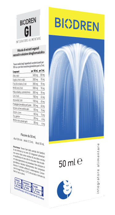 BIODREN GI SOLUZIONE IDROALCOLICA 50 ML FLACONE - Antica Farmacia Ferrari