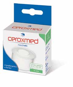 CEROTTO ADESIVO IN ROCCHETTO CEROXMED IN SETA AERATO IPOALLERGENICO BIANCO 500X2,5 CM 1 PEZZO - Antica Farmacia Ferrari