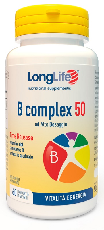 LONGLIFE B COMPLEX 50 T/R 60 TAVOLETTE - Antica Farmacia Ferrari