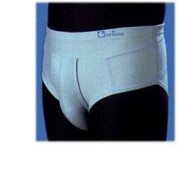 ORIONE 515 CINTOSLIP ERNIARIO UOMO APERTO CON PELOTTE IN COTONE BIANCO 7 - Antica Farmacia Ferrari
