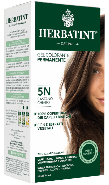 HERBATINT 5N CASTANO CHIARO 150 ML - Antica Farmacia Ferrari