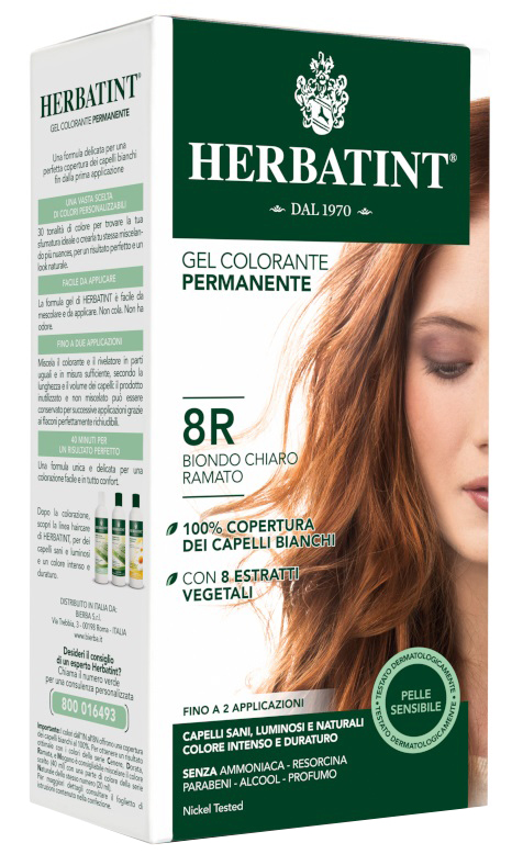 HERBATINT 8R BIONDO CHIARO RAMATO 150 ML - Antica Farmacia Ferrari