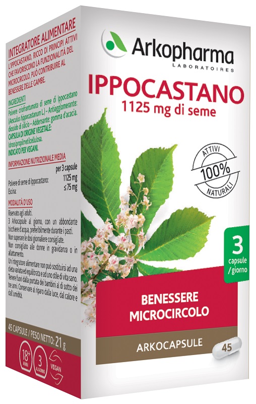 ARKO CAPSULE IPPOCASTANO 45 CAPSULE - Antica Farmacia Ferrari